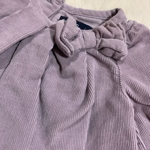 Purple infant corduroy dress